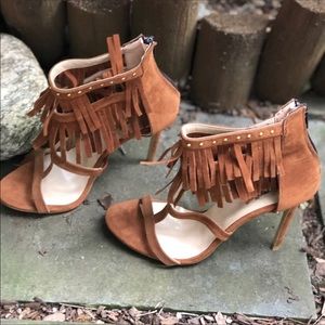 Shoes - Brand New Suede High Heel Sandals From Europe Shoes - Brand New Suede High Heel Sandals From Europe